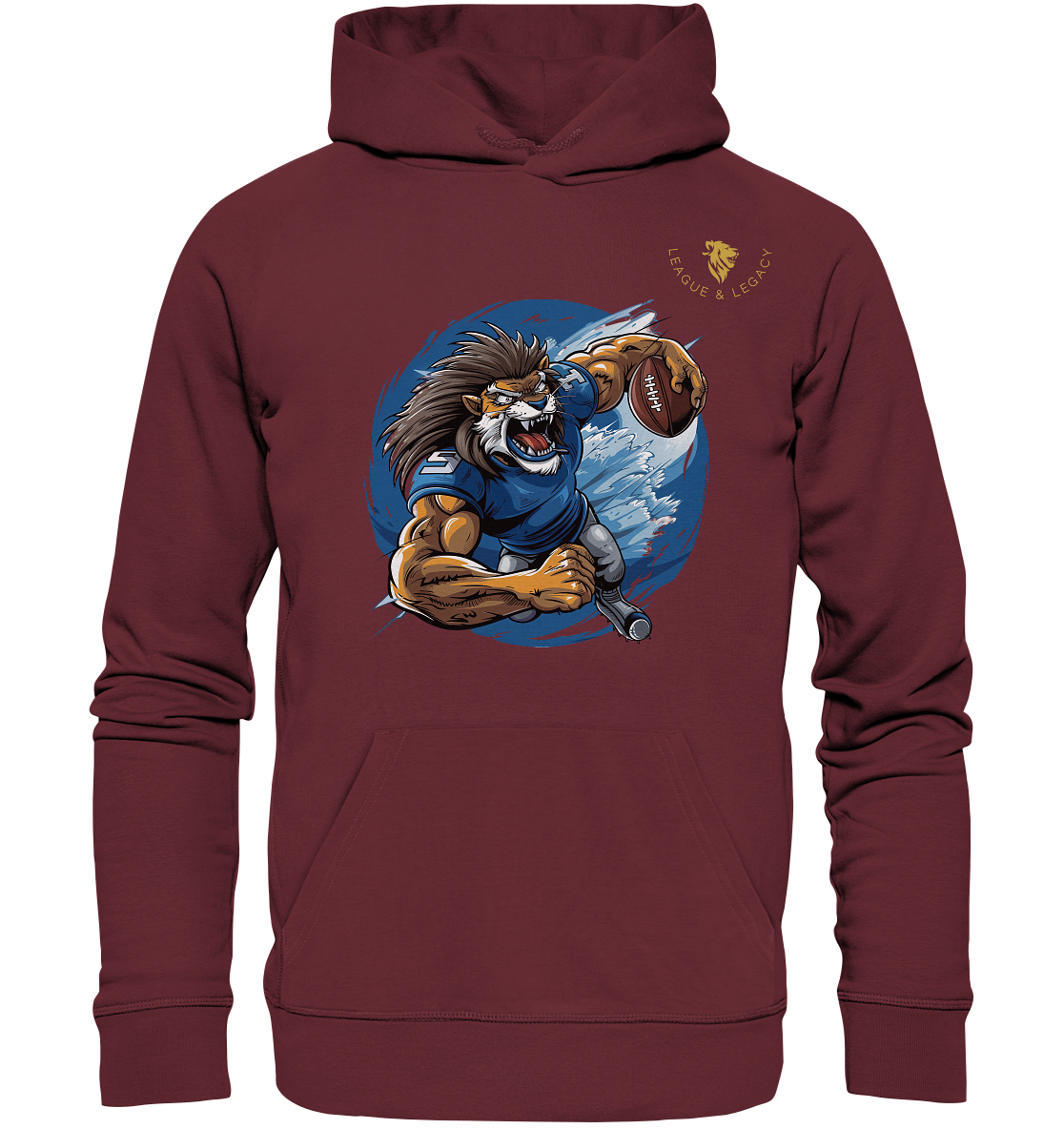 Comic Löwe Hoodie - Organic Hoodie