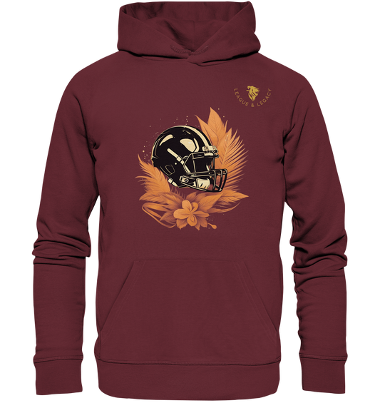 Football Helm Botanic - Organic Hoodie