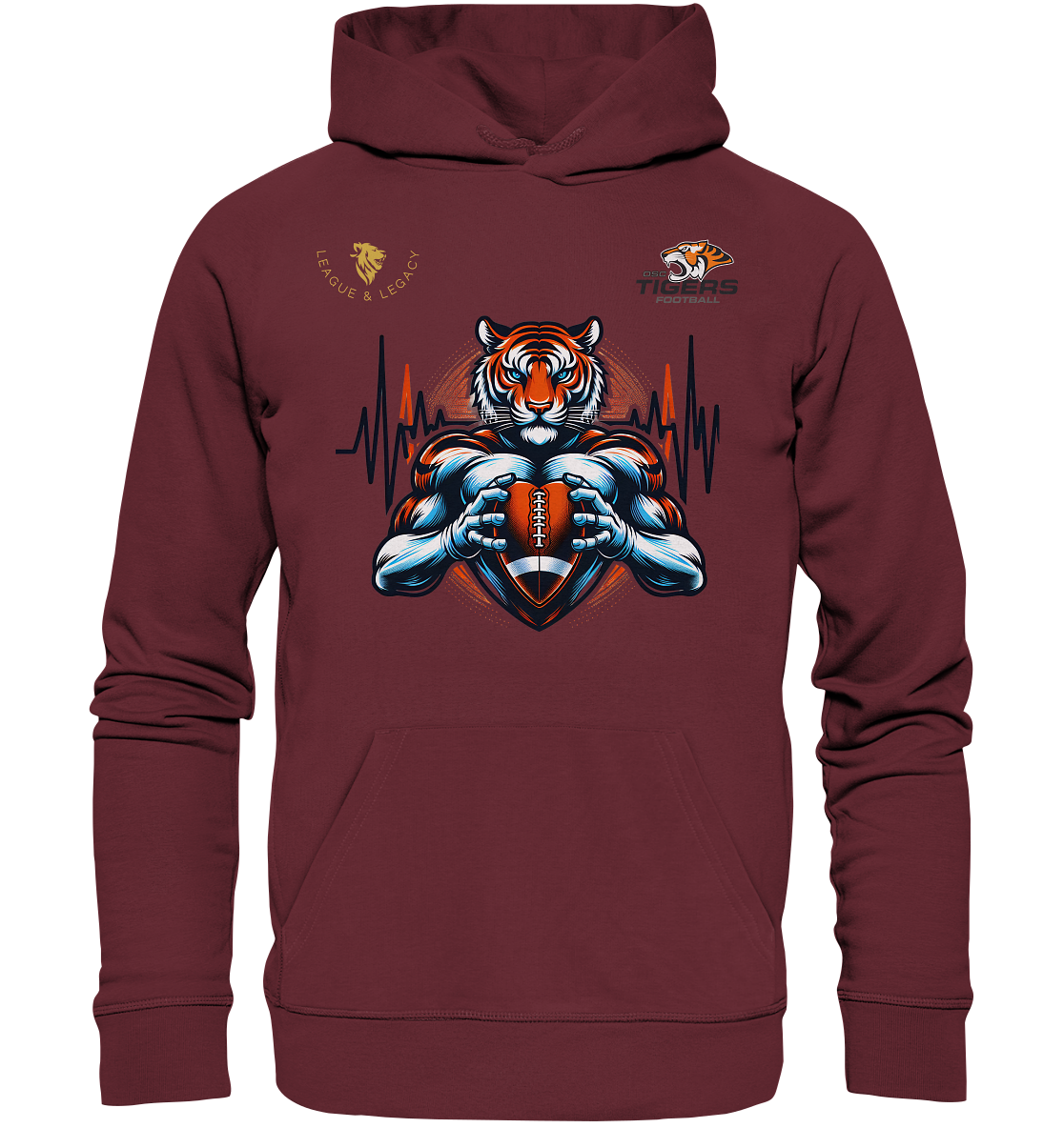 OSC Tigers - Herzschlag Tiger - Organic Hoodie