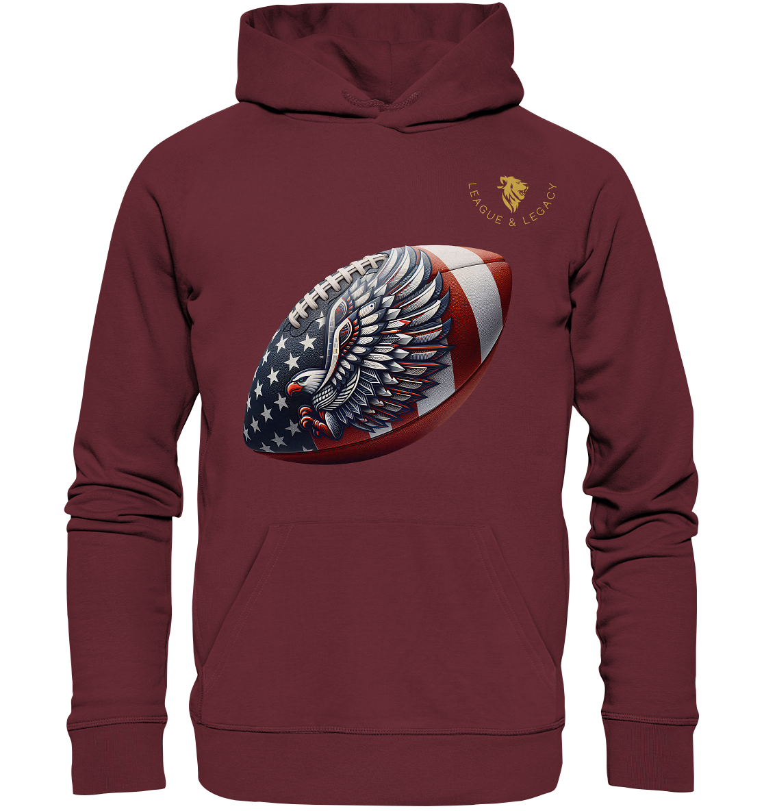 USA Football Hoodie - Organic Hoodie