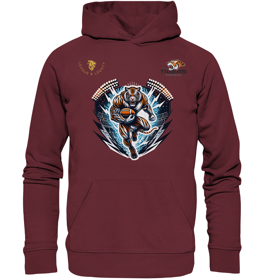 OSC TIGERS - Tiger im Stadion - Organic Hoodie