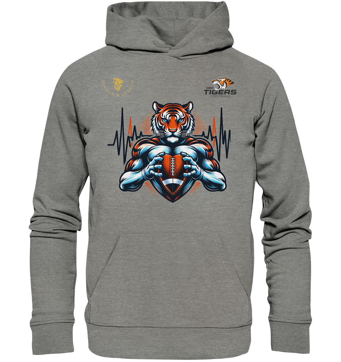 OSC Tigers - Herzschlag Tiger - Organic Hoodie