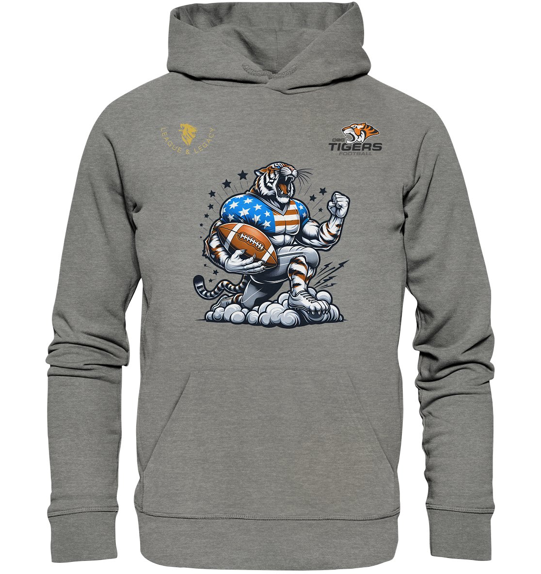 OSC TIGERS - Jubelnder Tiger - Organic Hoodie