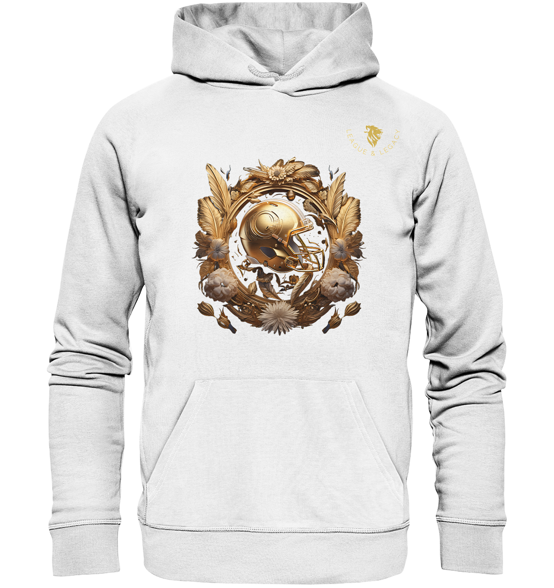 Gold Helm mit Boho - Organic Hoodie