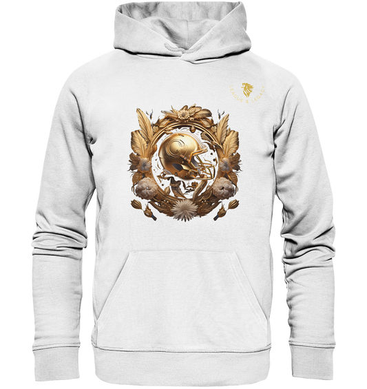 Gold Helmet with Boho - Organic Hoodie