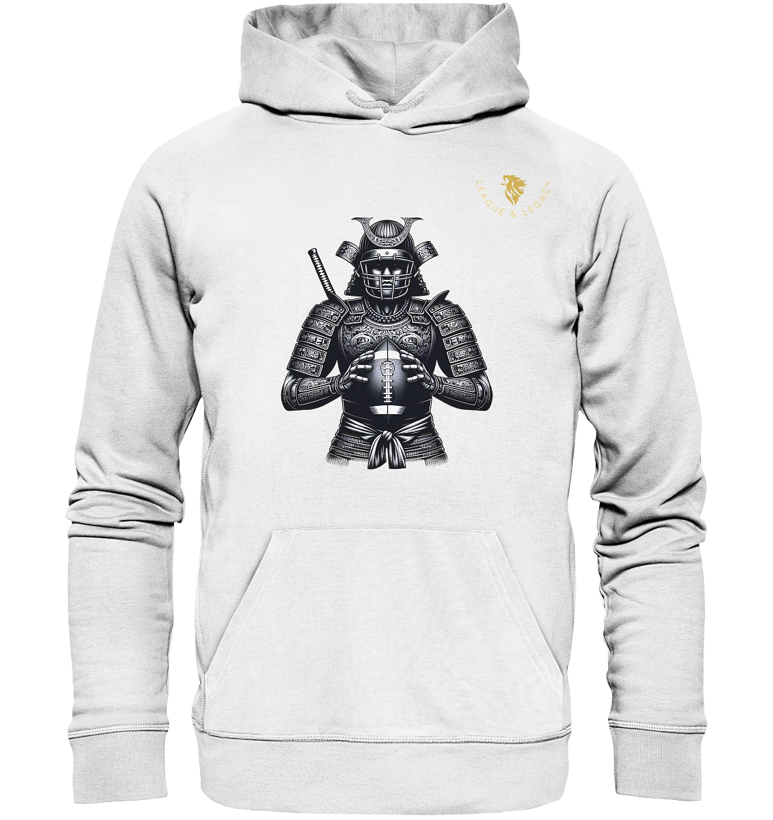 Samurai Football Spieler Hoodie - Organic Hoodie