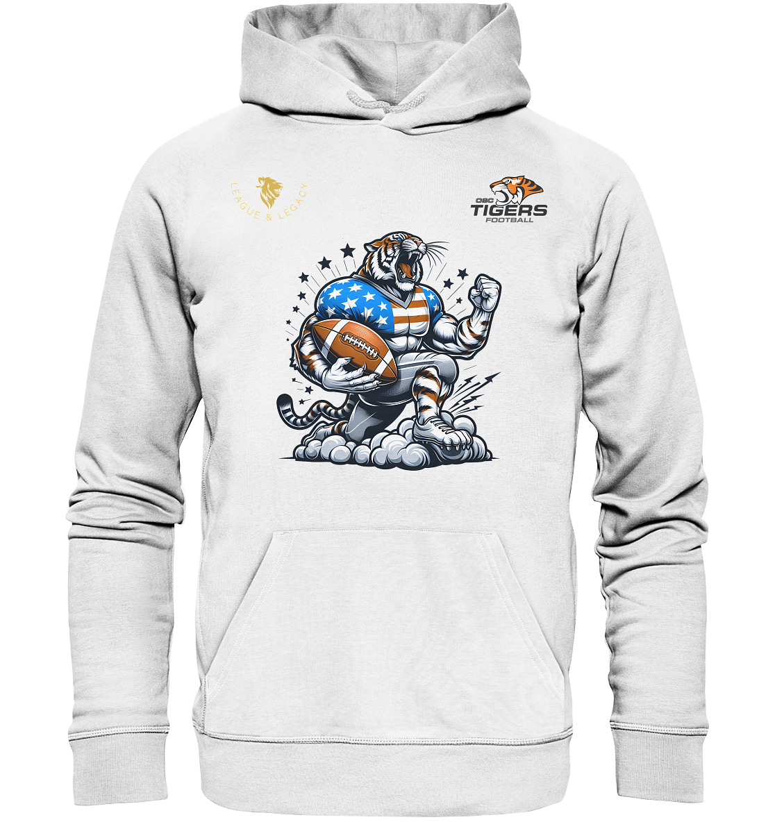 OSC TIGERS - Jubelnder Tiger - Organic Hoodie