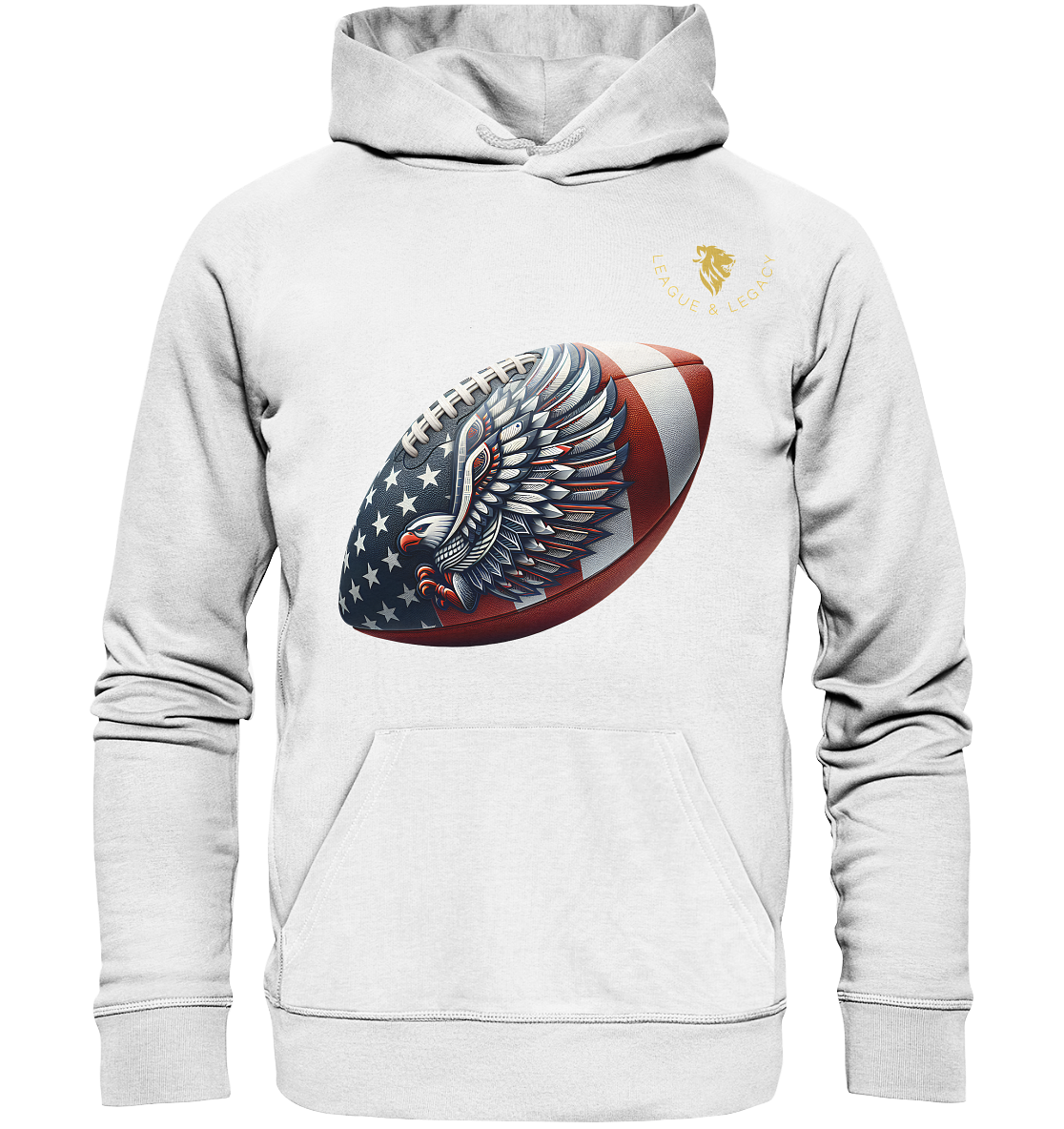 USA Football Hoodie - Organic Hoodie