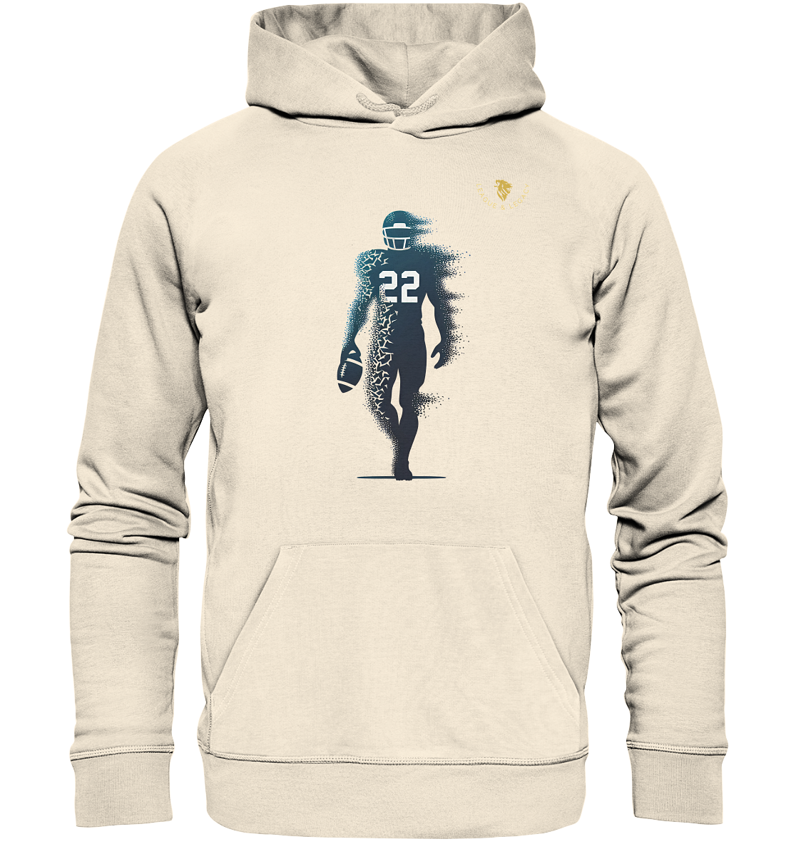 Dissolving Player Hoodie - Organic Hoodie