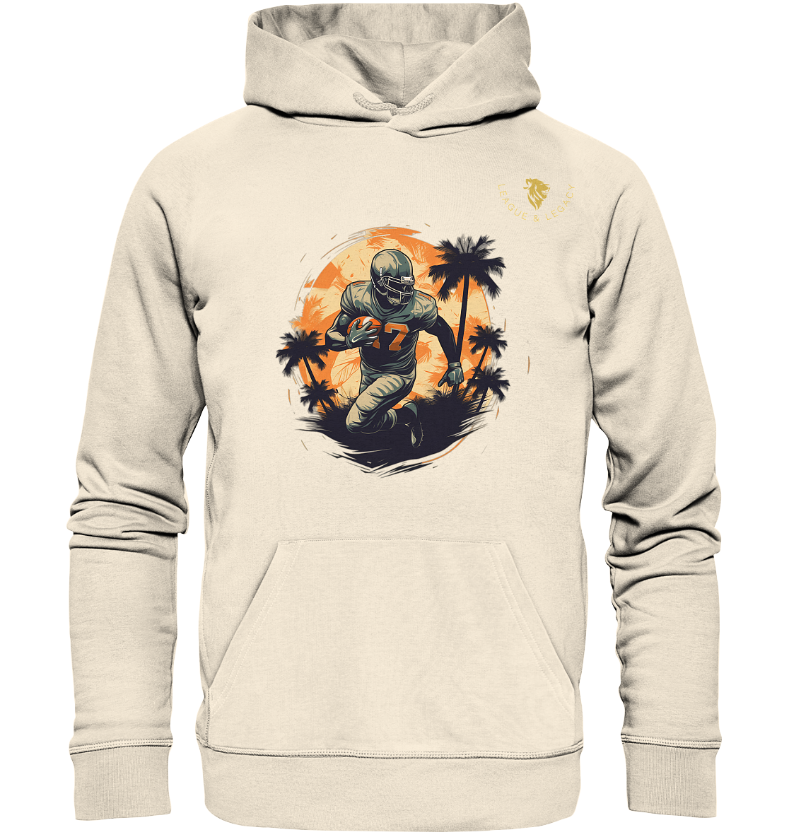 Football Spieler Sommer Hoodie - Organic Hoodie