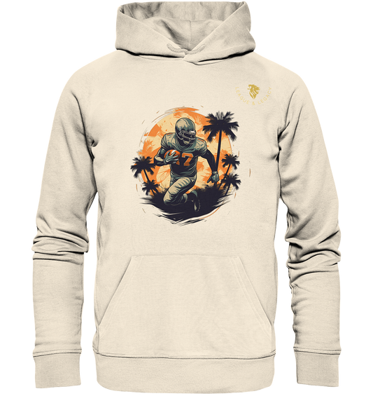 Football Player Summer Hoodie - Organic Hoodie