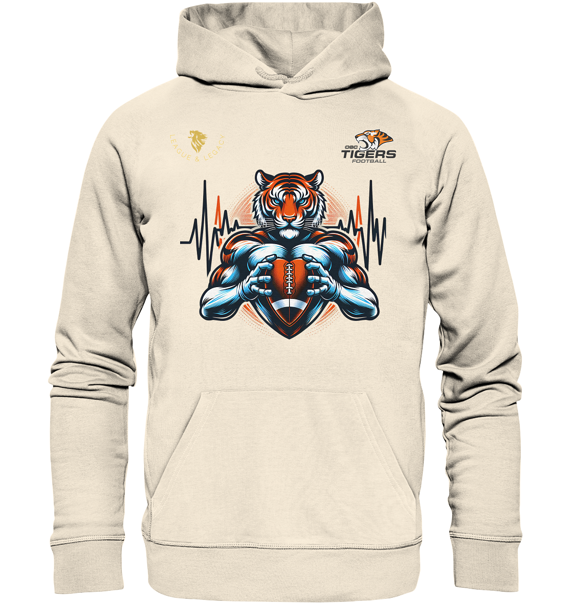 OSC Tigers - Herzschlag Tiger - Organic Hoodie