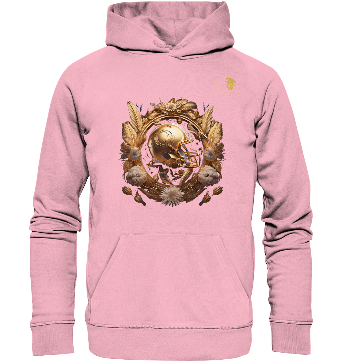 Gold Helm mit Boho - Organic Hoodie