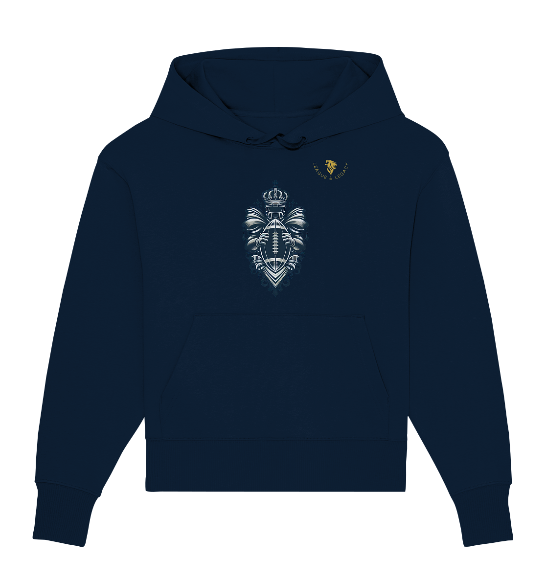 Royal Football - Organic Oversize Hoodie