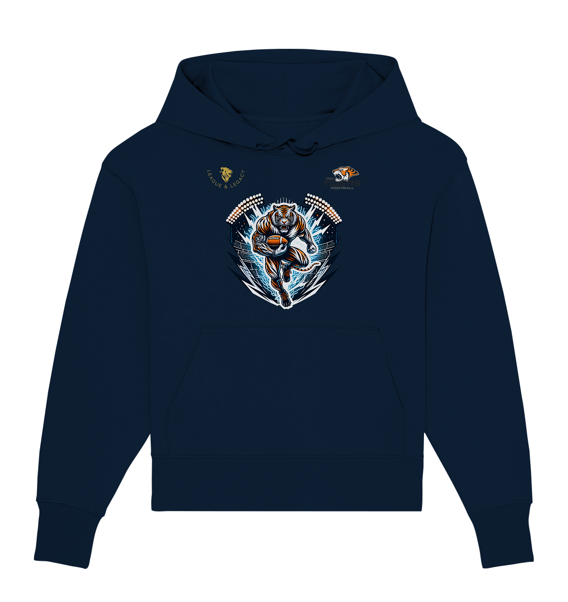 OSC TIGERS - Tiger im Stadion - Organic Oversize Hoodie