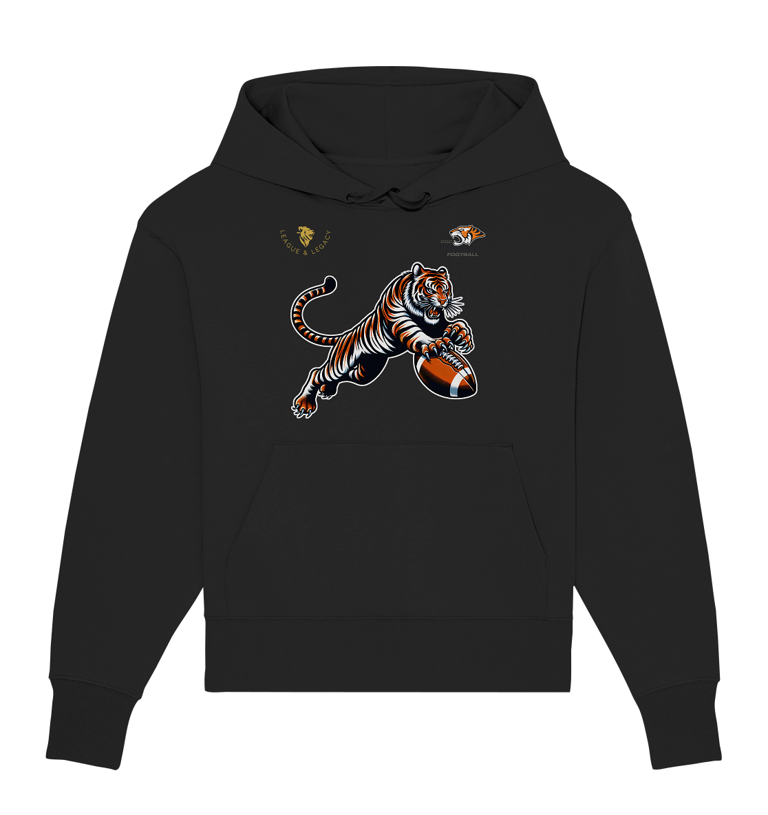 OSC TIGERS - Springender Tiger - Organic Oversize Hoodie