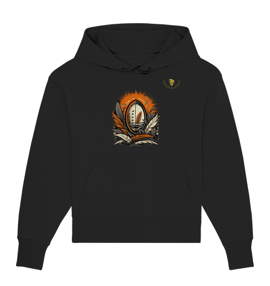 Football with Feathers - Organic Oversize Hoodie