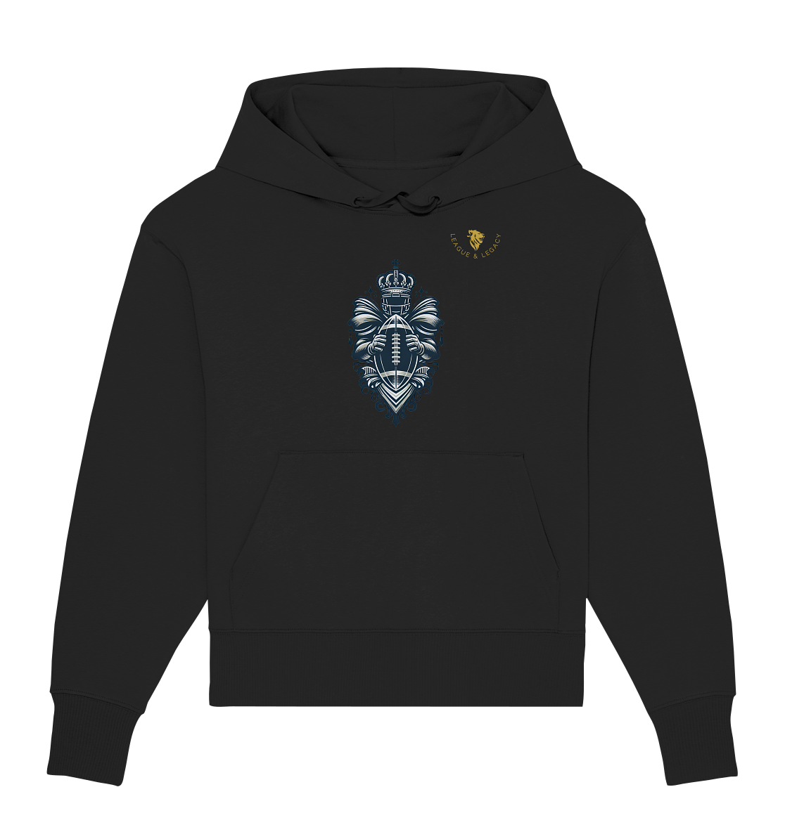 Royal Football - Organic Oversize Hoodie