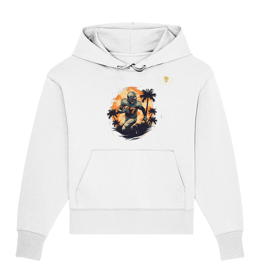 Football Player Summer Oversize Hoodie - Organic Oversize Hoodie