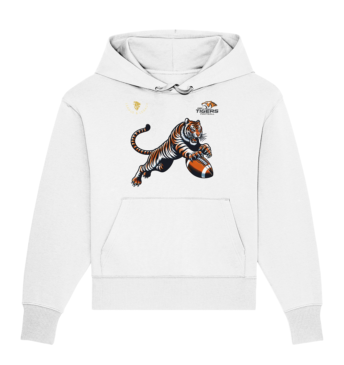 OSC TIGERS - Springender Tiger - Organic Oversize Hoodie