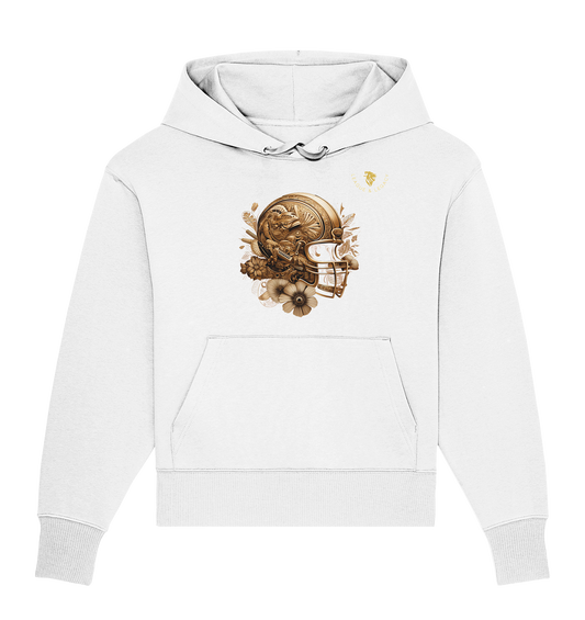 Goldener Football Helm - Organic Oversize Hoodie