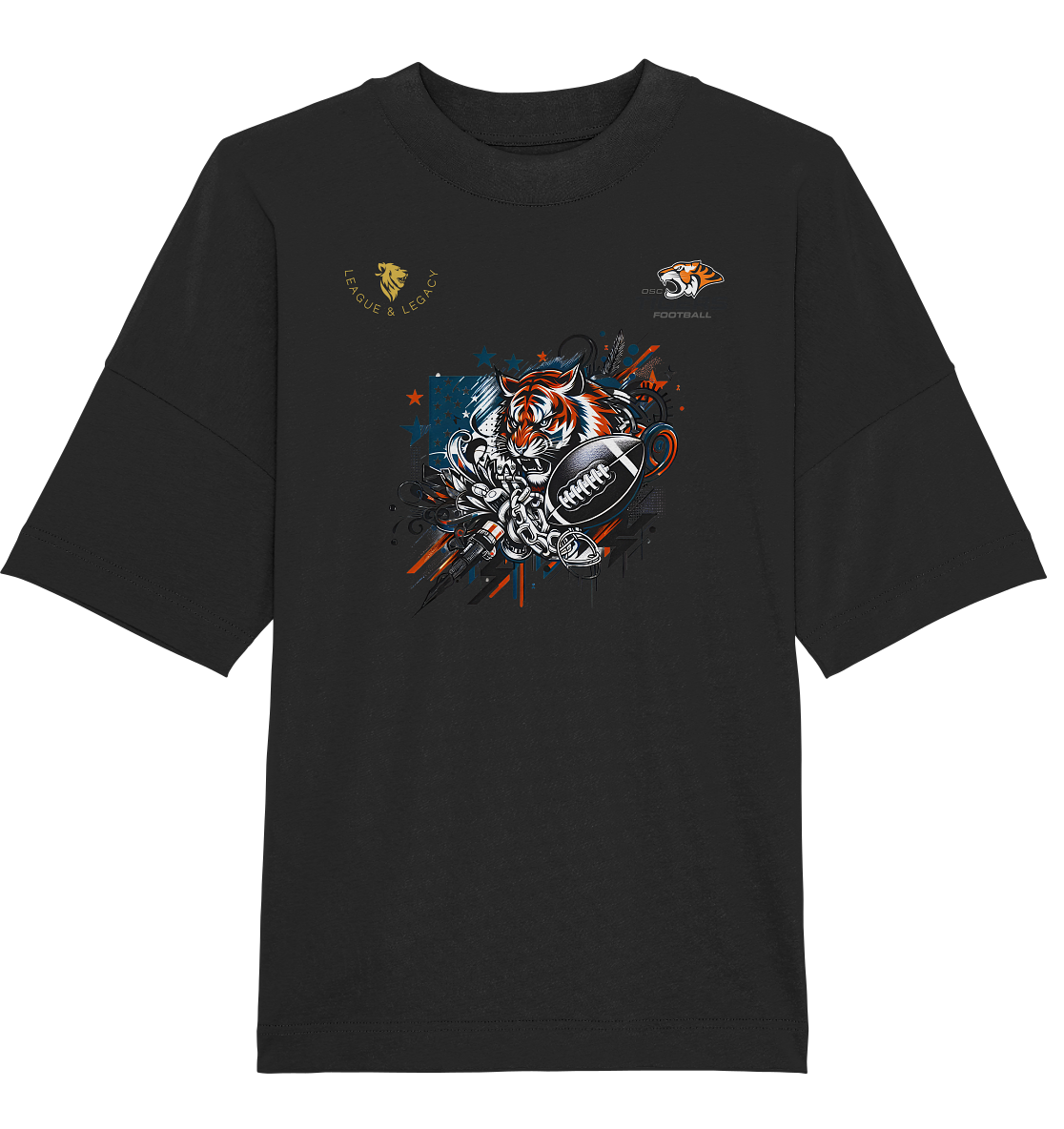 OSC TIGERS - Graffiti Tiger - Organic Oversize Shirt