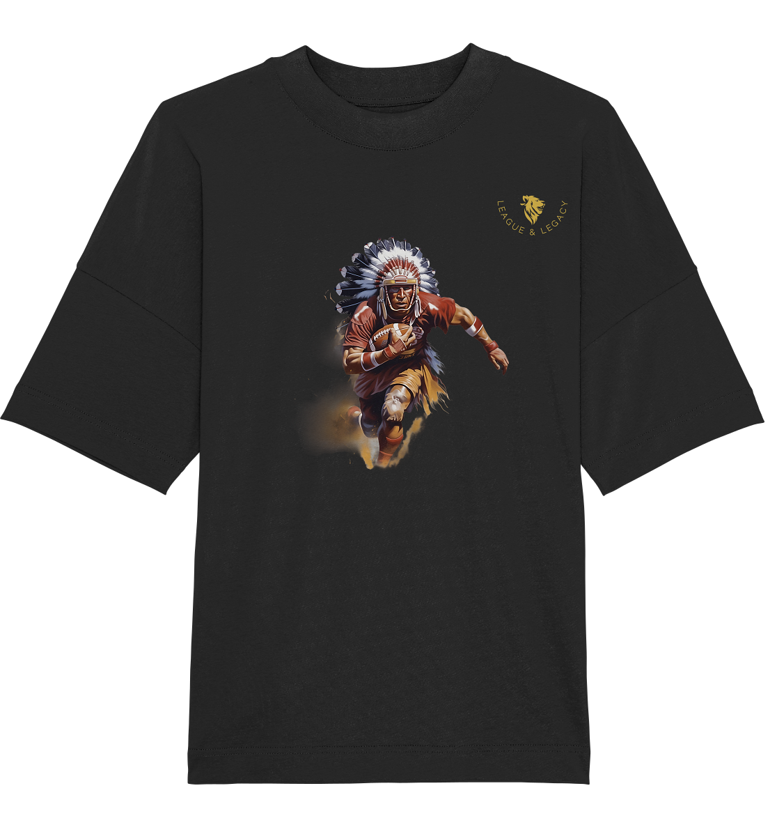 Indianer Football Player - Organic Oversize Shirt