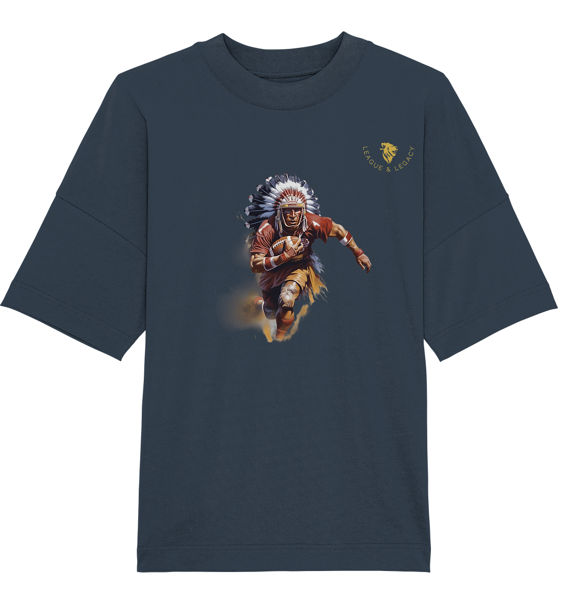 Indianer Football Player - Organic Oversize Shirt