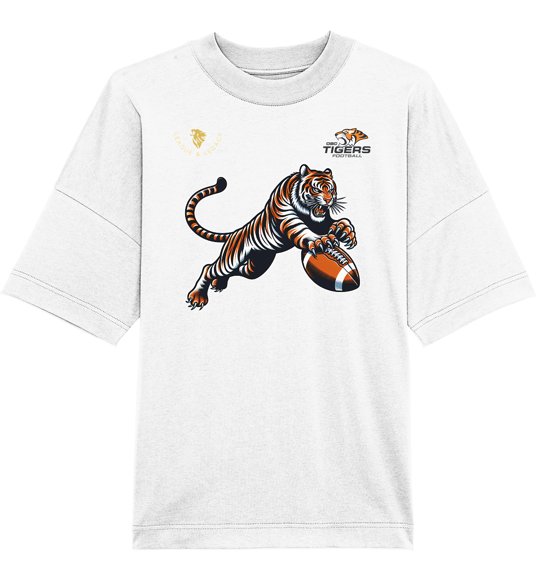 OSC TIGERS - Springender Tiger - Organic Oversize Shirt