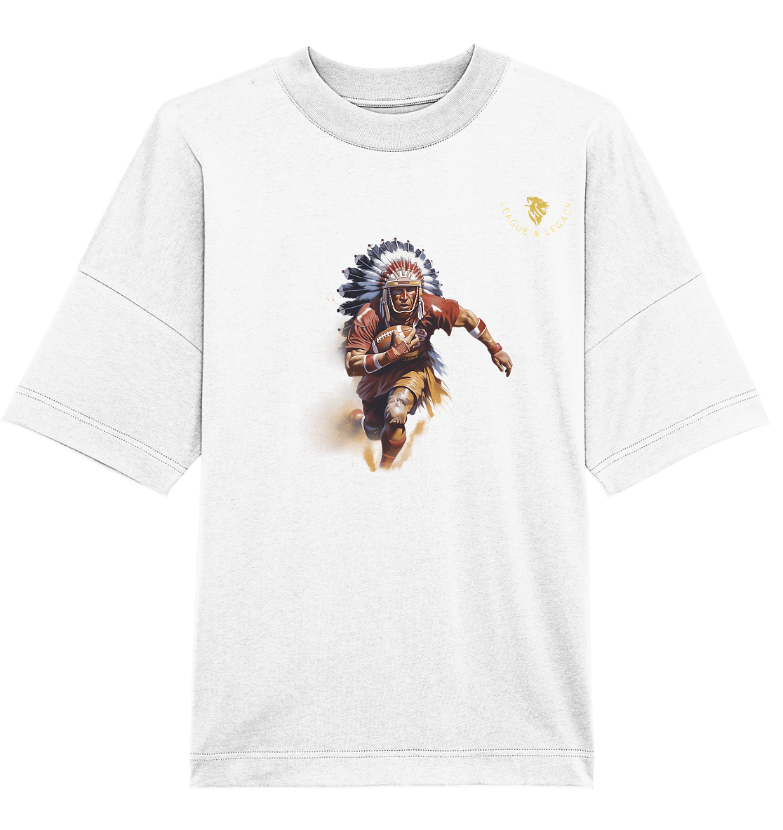 Indianer Football Player - Organic Oversize Shirt