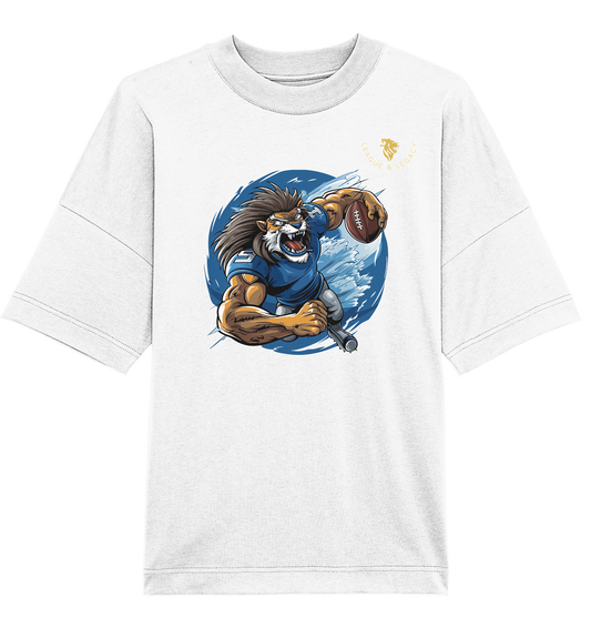 Comic Football Lion - Organic Oversize Shirt