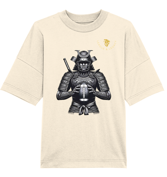 Samurai Football Player Oversize Shirt - Organic Oversize Shirt