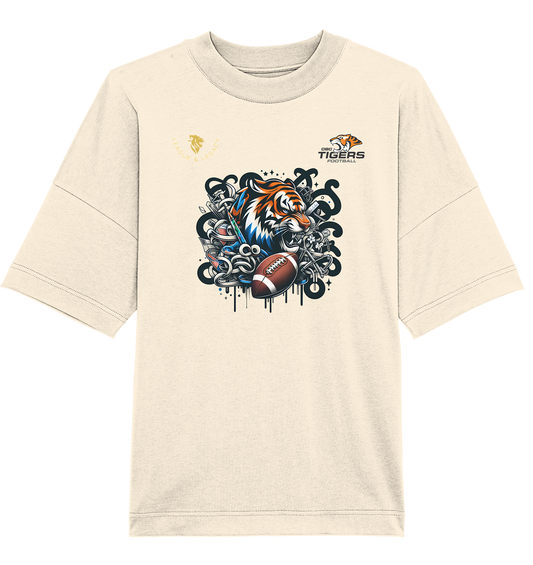 OSC TIGERS - Wild Graffity Tiger - Organic Oversize Shirt