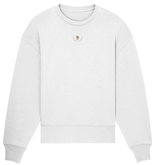 Logo Embroidery Collection - Organic Oversize Sweatshirt (Embroidery)