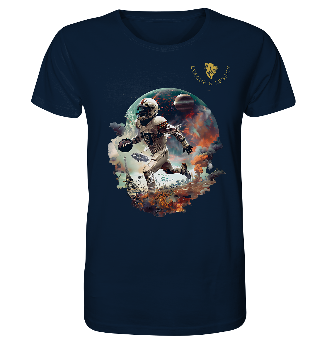 Football Player World Shirt - Organic Shirt