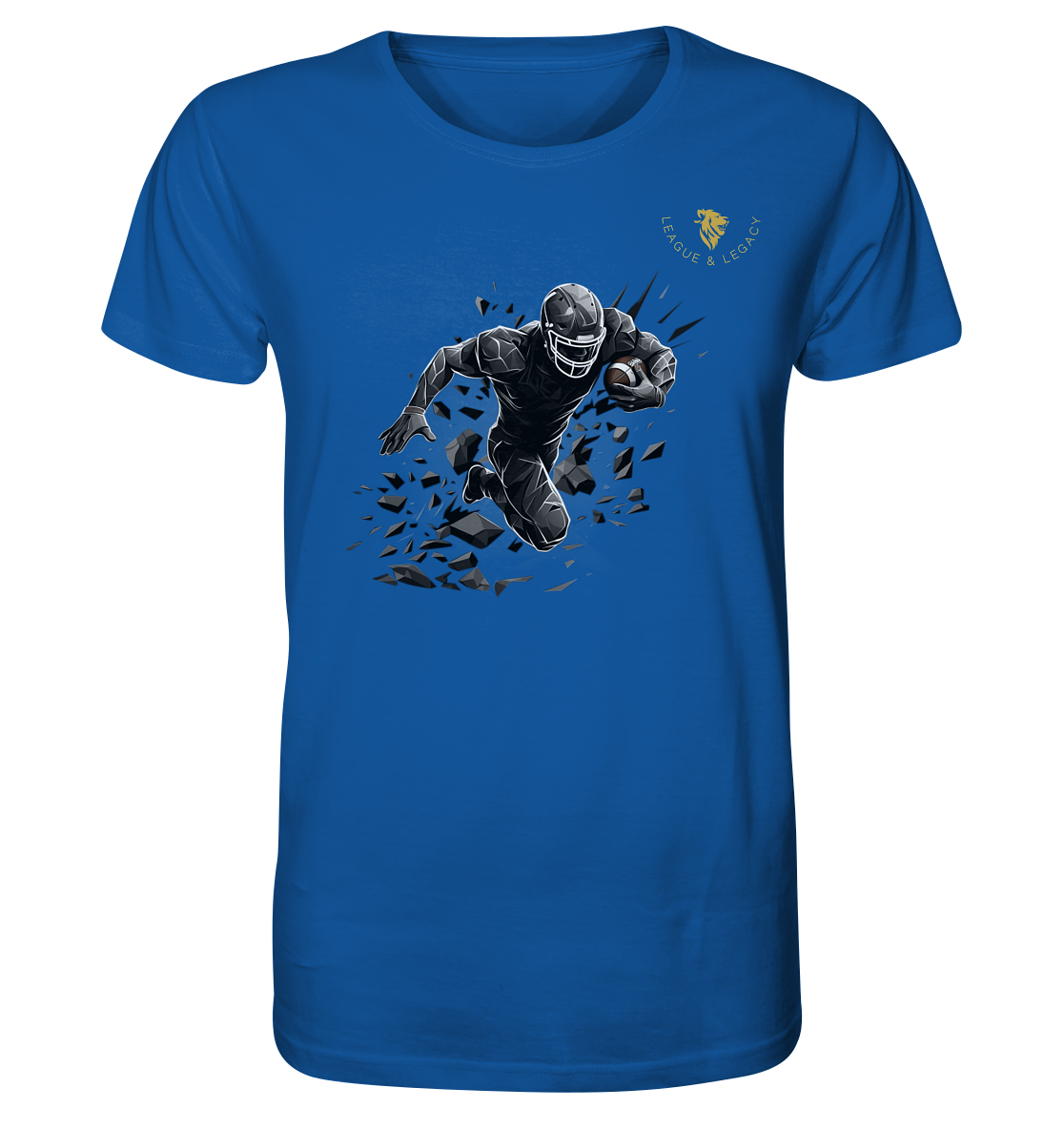 Football Player in Action - Organic Shirt