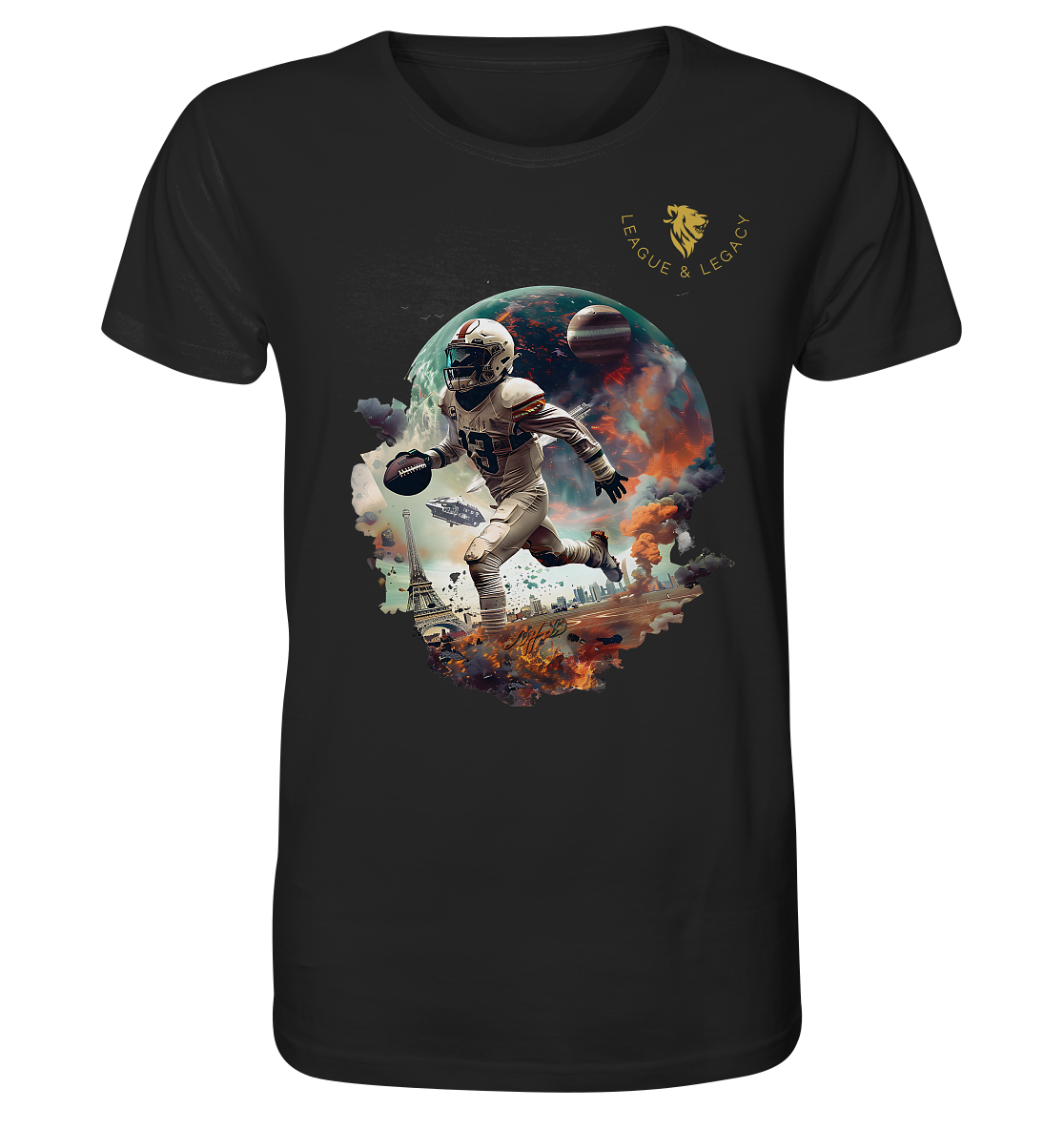 Football Player World Shirt - Organic Shirt