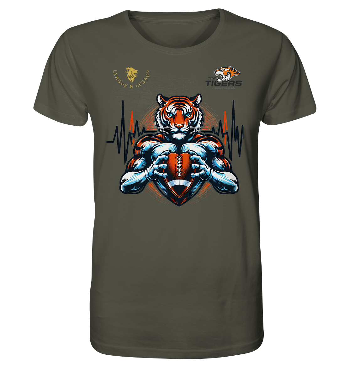 OSC TIGERS - Herzschlag Tiger - Organic Shirt