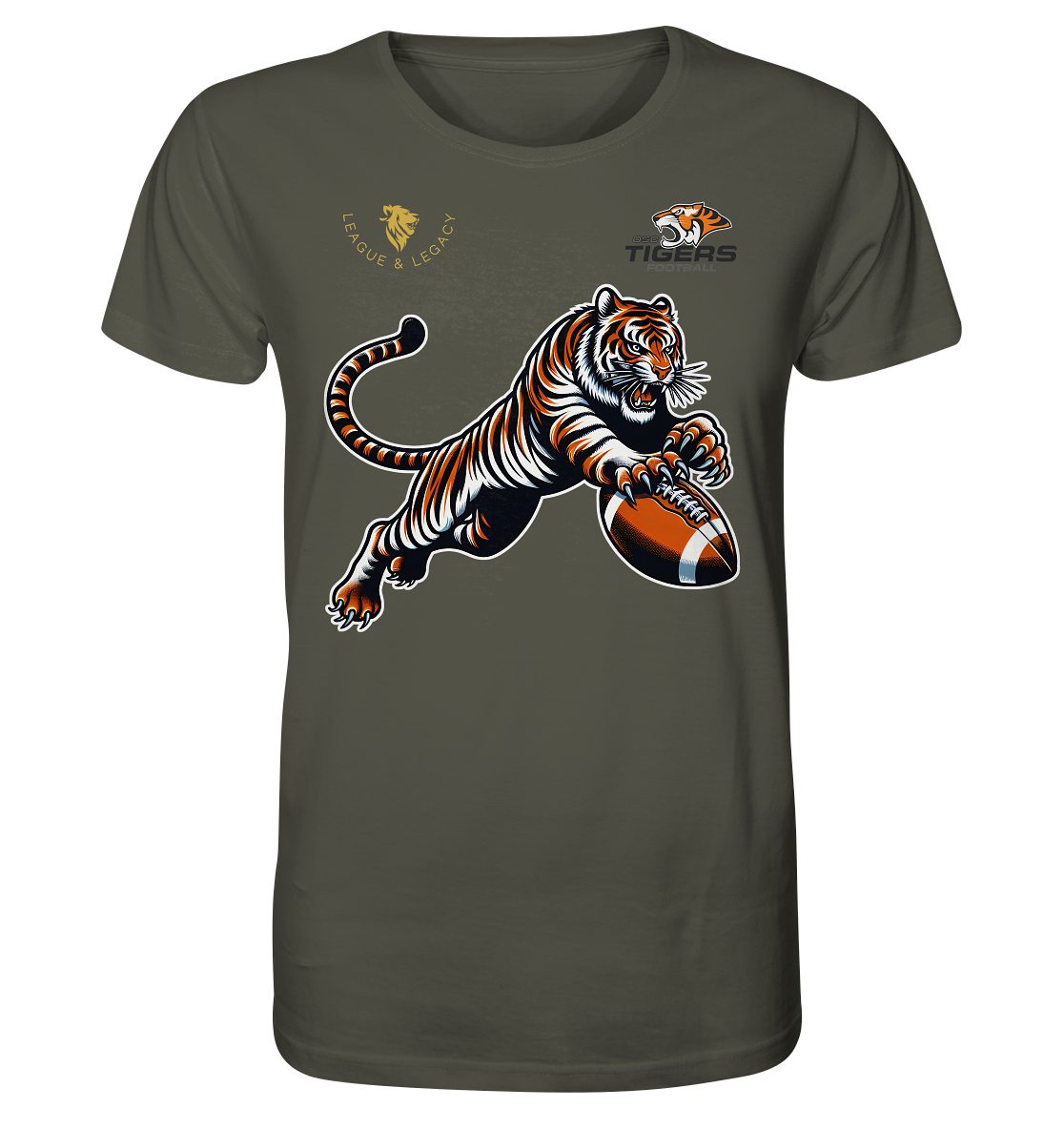 OSC TIGERS - Springender Tiger - Organic Shirt