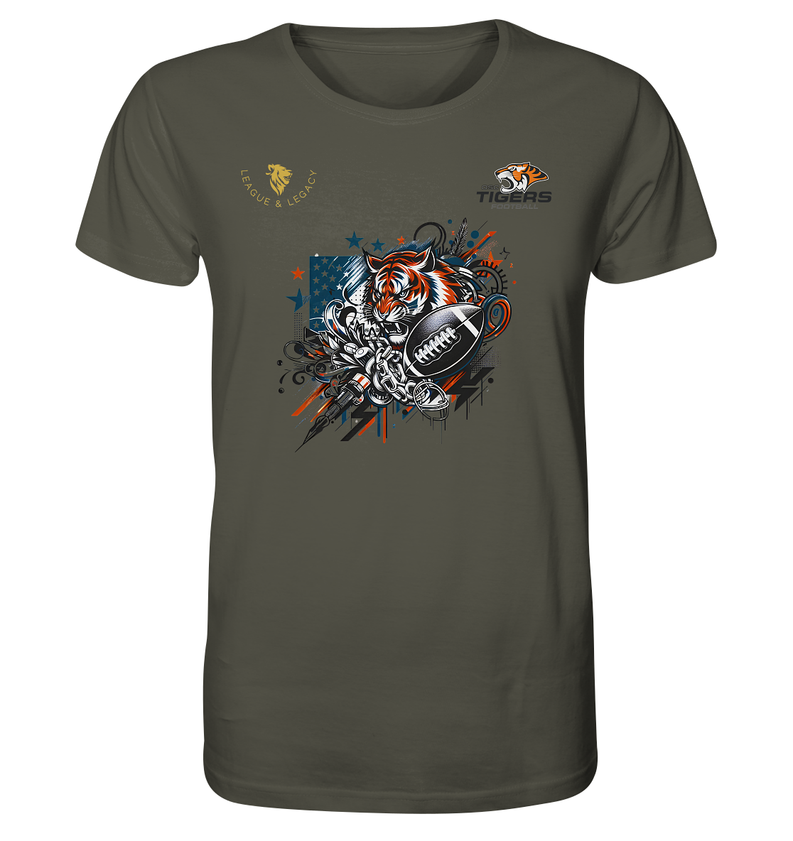 OSC TIGERS - Graffiti Tiger - Organic Shirt