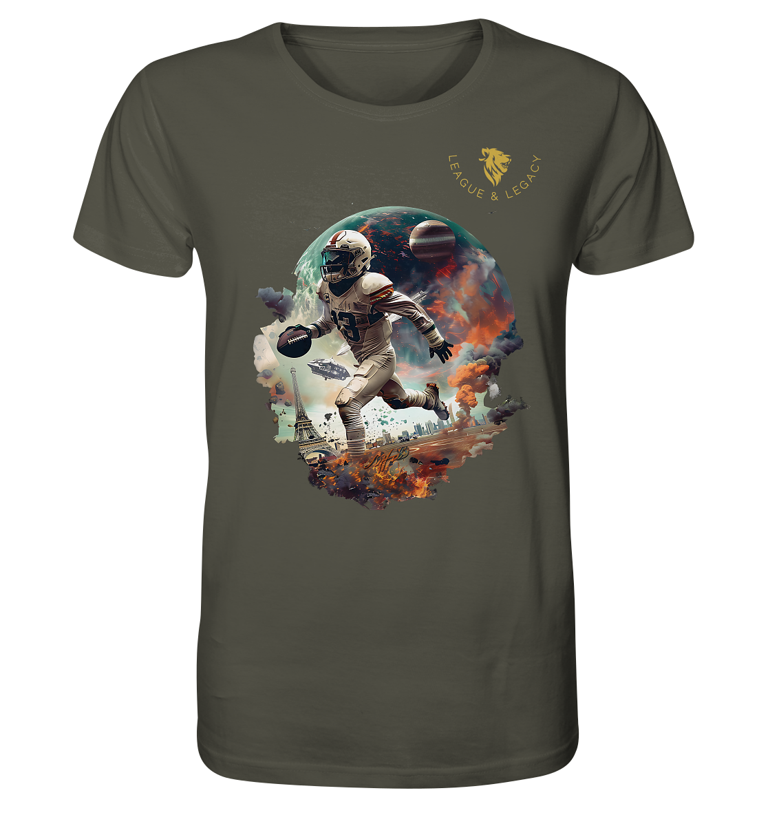 Football Player World Shirt - Organic Shirt