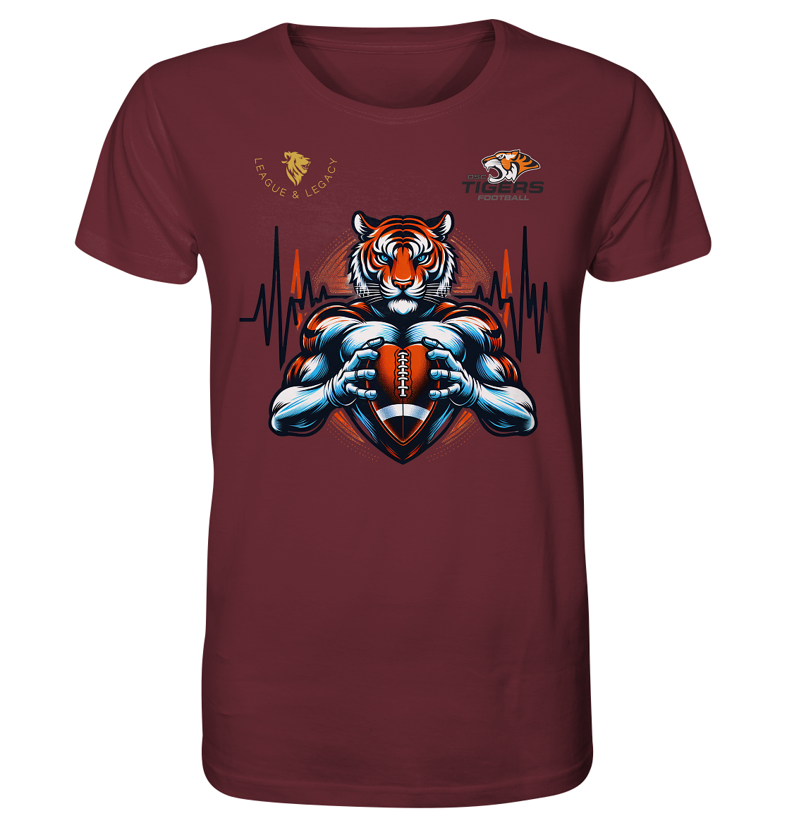 OSC TIGERS - Herzschlag Tiger - Organic Shirt