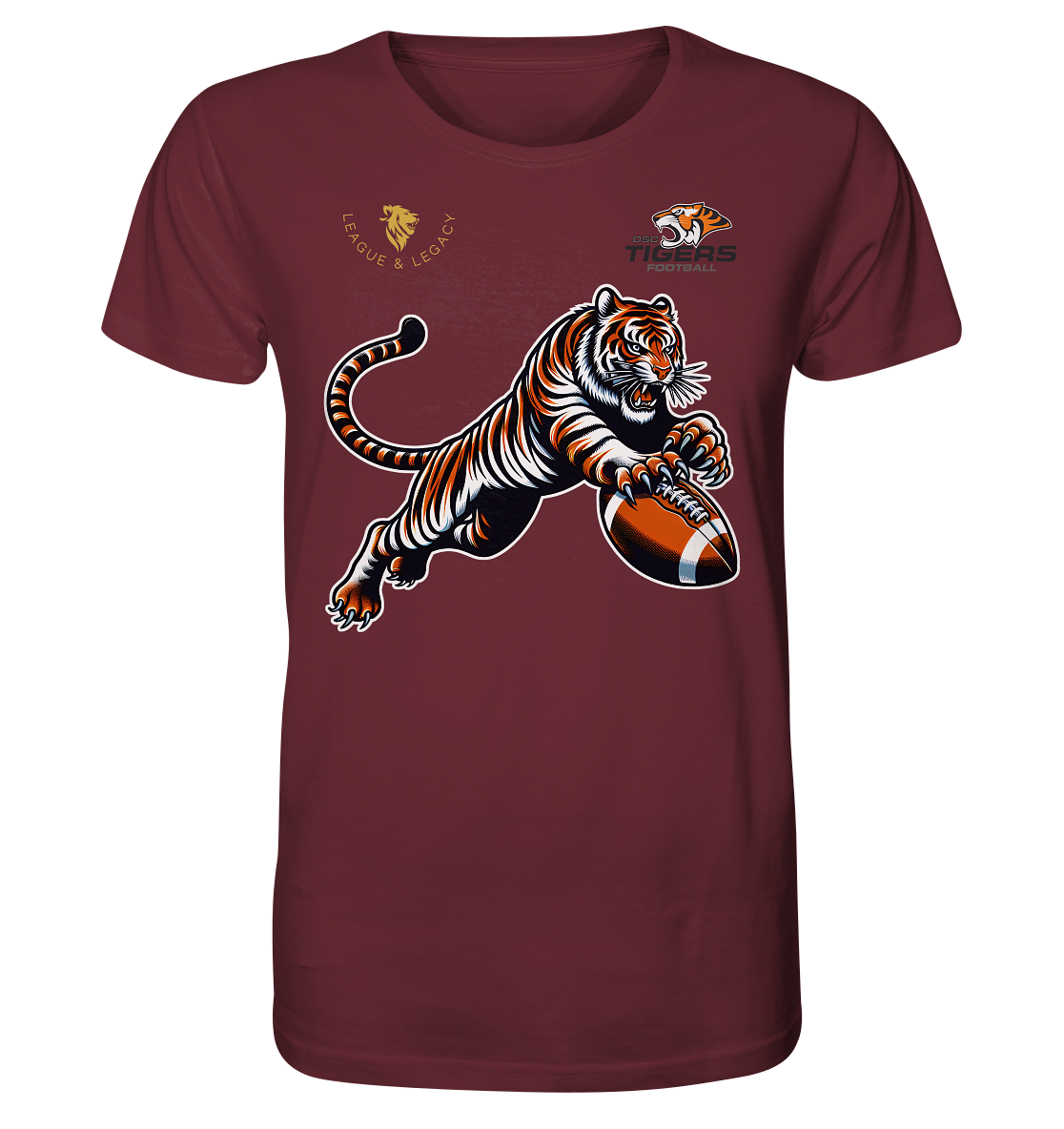 OSC TIGERS - Springender Tiger - Organic Shirt