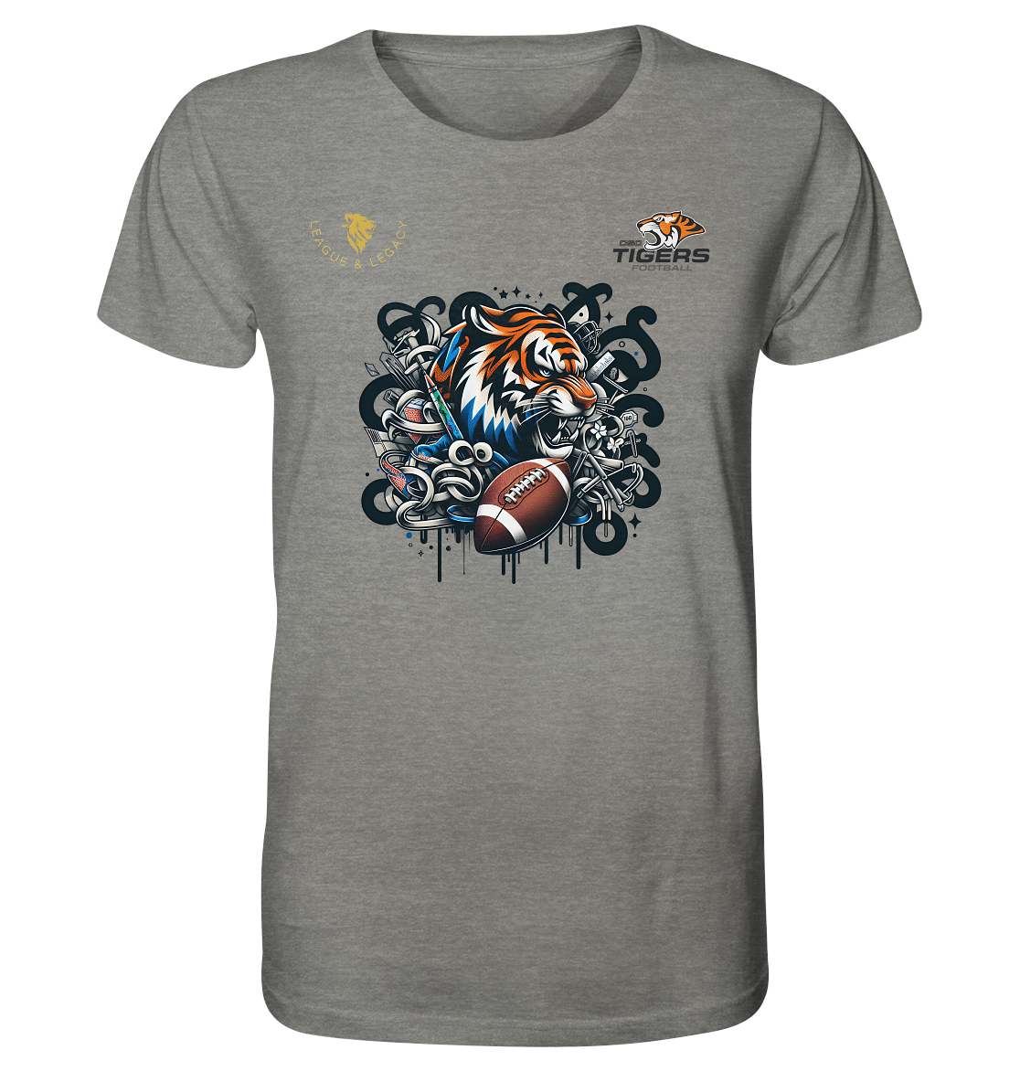 OSC TIGERS - Wild Graffity Tiger - Organic Shirt