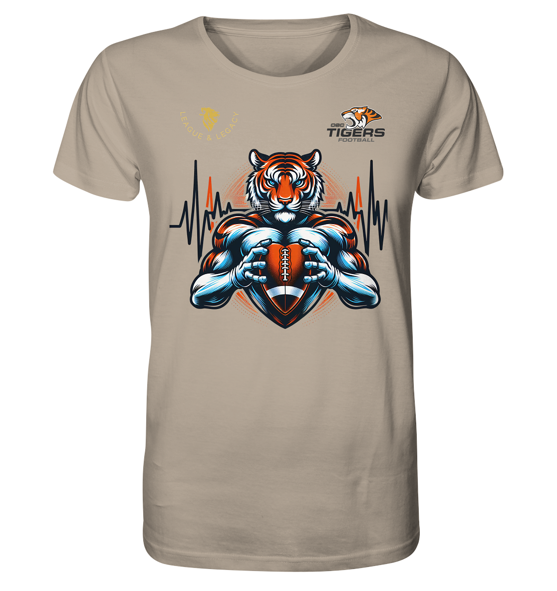 OSC TIGERS - Herzschlag Tiger - Organic Shirt