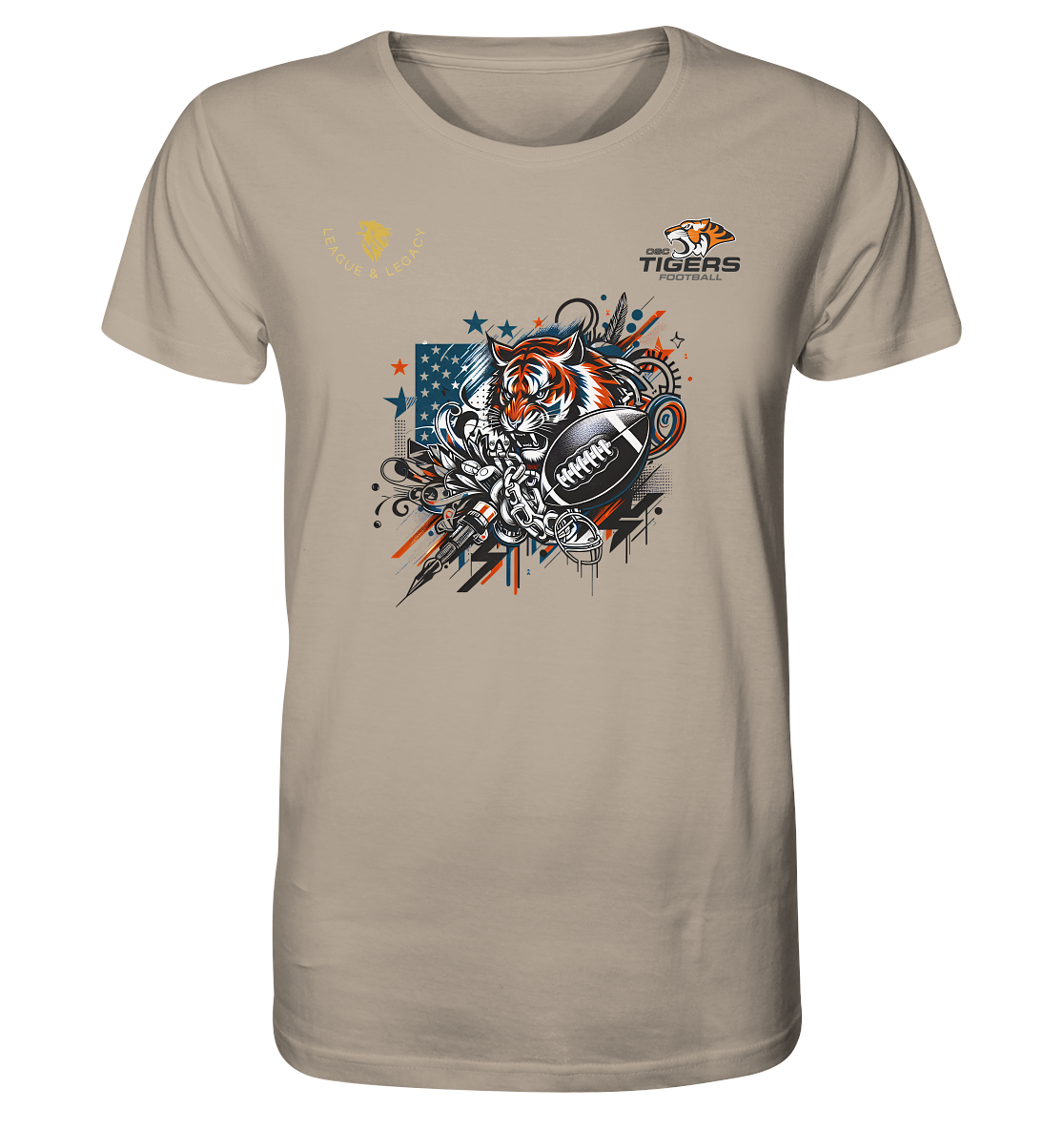 OSC TIGERS - Graffiti Tiger - Organic Shirt