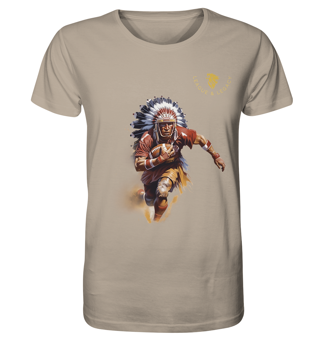 Indianer Football Player - Organic Shirt