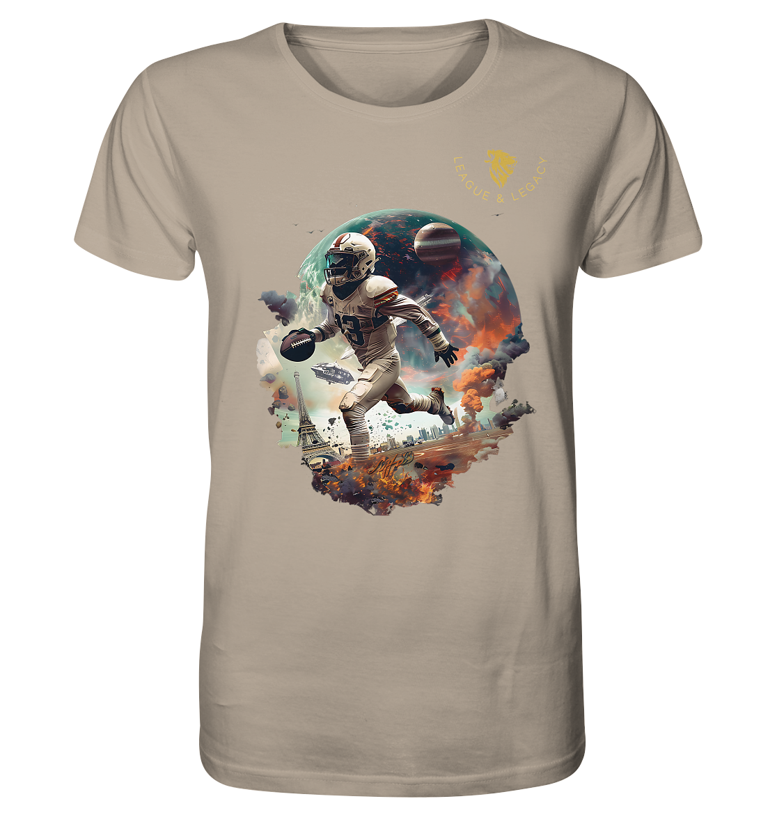 Football Player World Shirt - Organic Shirt