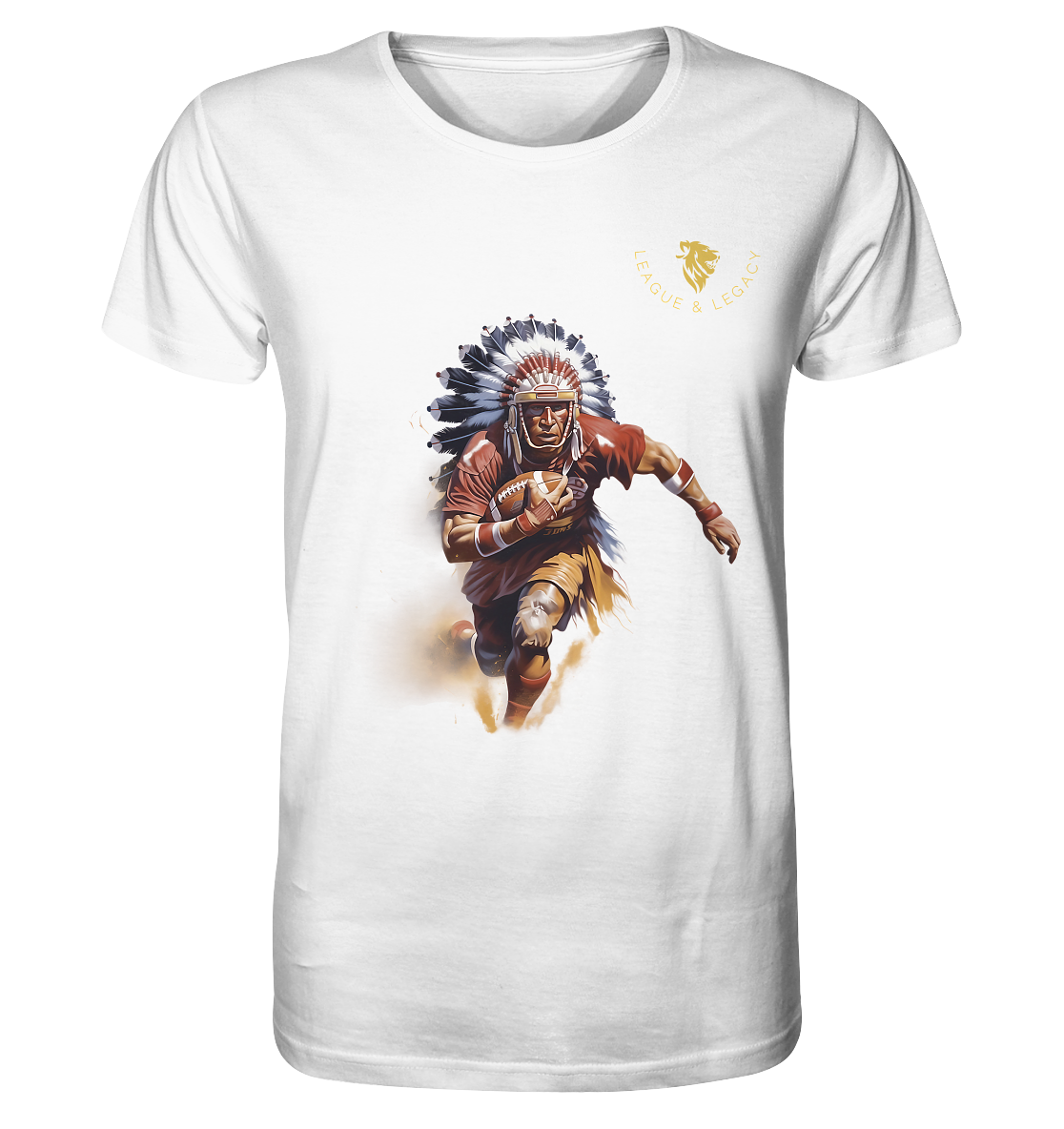 Indianer Football Player - Organic Shirt