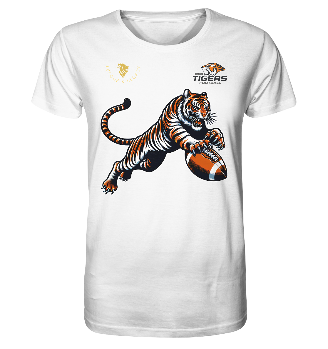 OSC TIGERS - Springender Tiger - Organic Shirt